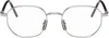 Givenchy Silver Titanium Glasses In Silver