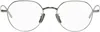Givenchy Silver Titanium Glasses In 16 Shiny Palladium