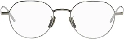 Givenchy Silver Titanium Glasses In 16 Shiny Palladium