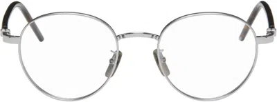 Givenchy Silver Titanium Optical Glasses In Shiny Silver