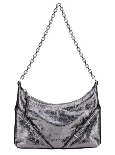 GIVENCHY SILVER VOYOU PARTY MINI SHOULDER BAG