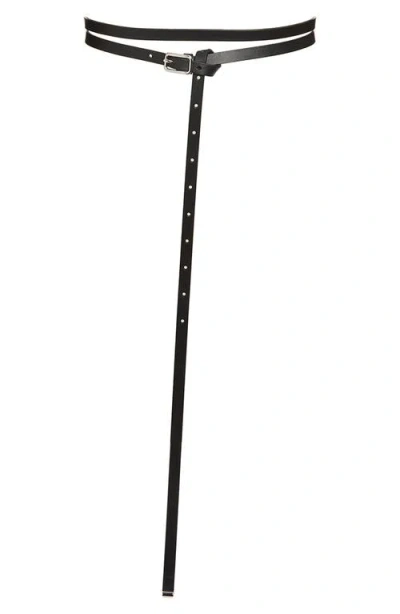 Givenchy Simple Buckle Belt In Black