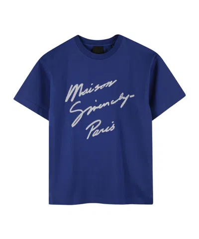 Givenchy Simple T-shirt In Blue