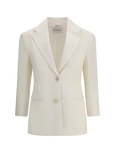 Givenchy Single-breasted Blazer In White