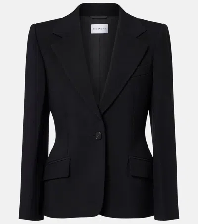 Givenchy Single-breasted Blazer In Black
