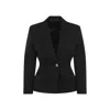 Givenchy Elegant Wool Blazer With Signature 4g Emblem In Black