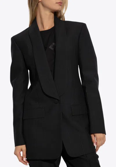 Givenchy Single-breasted Blazer With Shawl Collar In Black