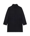 Givenchy Single-breasted Coat In Blue
