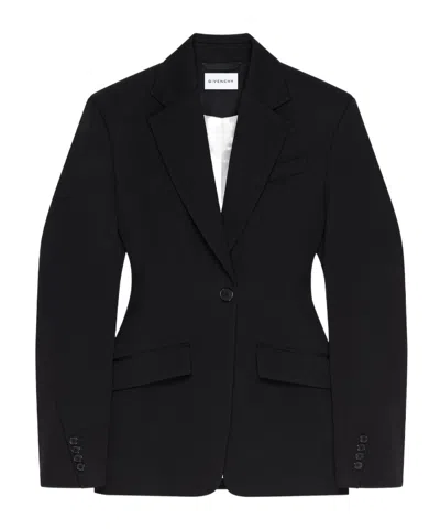 GIVENCHY GIVENCHY	COCOON COLLARED BUTTONED JACKET