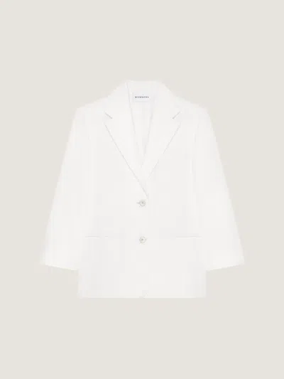 GIVENCHY SINGLE BREASTED JACKET IN WOOL