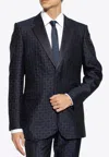 Givenchy Single-breasted Logo Monogram Blazer