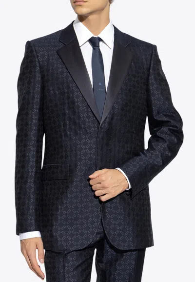 Givenchy Single-breasted Logo Monogram Blazer