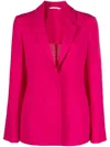 Givenchy Half-lined Single Breasted Wool Blazer In Pink