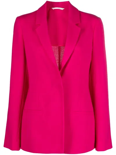 Givenchy Single-breasted Notched Blazer In Pink