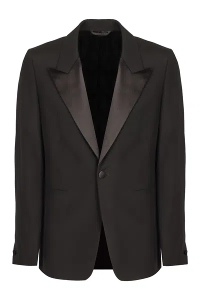Givenchy Men's Single-breasted One Button Jacket In Black