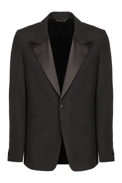 Givenchy Men's Single-breasted One Button Jacket In Black