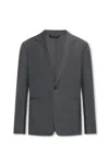 Givenchy Single-breasted Tailored Blazer In Gray