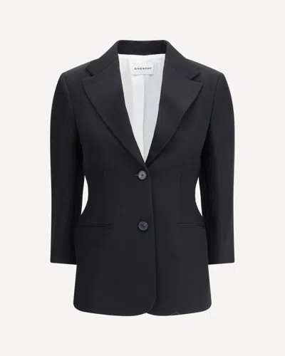 GIVENCHY SINGLE-BREASTED WOOL BLAZER