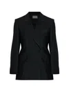 Givenchy Single-breasted Wool Blazer In Black
