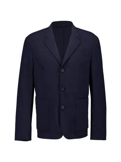 Givenchy Single-breasted Blazer In Blue