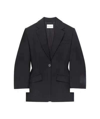 Givenchy Single-breasted Jacket In Black