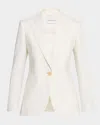 Givenchy Single-breasted Slim Blazer Jacket In White