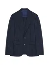 Givenchy Single-breasted Deconstructed Striped Jacket In Wool In Multi