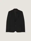 Givenchy Single-breasted Wool Blazer In Black