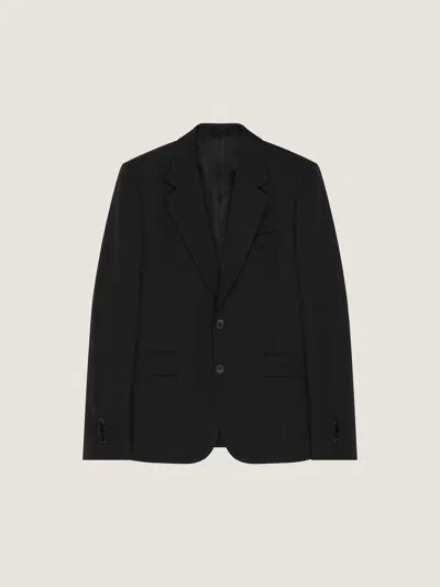 Givenchy Single-breasted Wool Blazer In Black