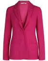 Givenchy Single-breasted Wool-blend Blazer In Red
