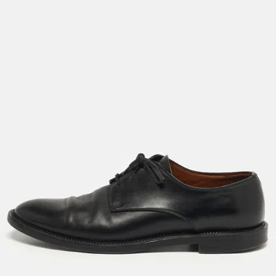 Pre-owned Givenchy Size 46 Black Leather Lace Up Derby Shoes