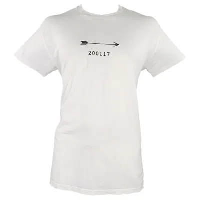 Pre-owned Givenchy Size Xxl White Black Arrow Short Sleeve T-shirt