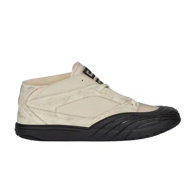 Pre-owned Givenchy Skate Mid Sneaker 'light Beige Black' | Cream | Men's Size 39 In White