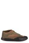 Givenchy Man Sneakers Military Green Size 9 Calfskin In Brown