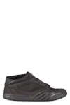 Givenchy Black Fabric And Leather Skate Sneakers In Black