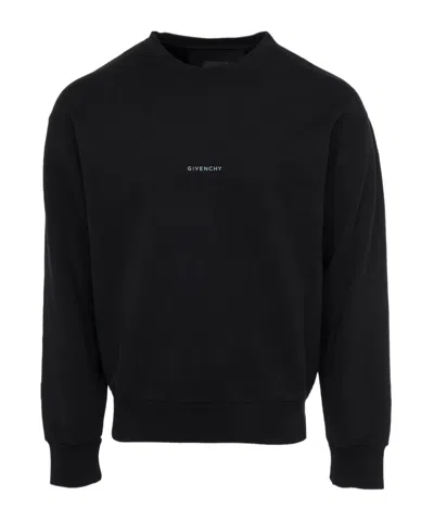Givenchy Sketch-print Cotton Sweatshirt In Black