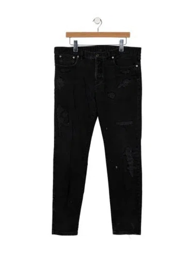 Pre-owned Givenchy Skinny Jeans In Black