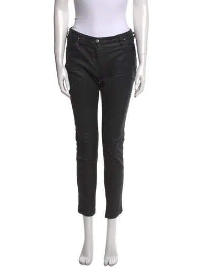 Pre-owned Givenchy Skinny Leg Pants In Black