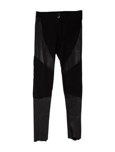 Pre-owned Givenchy Skinny Leg Pants In Black