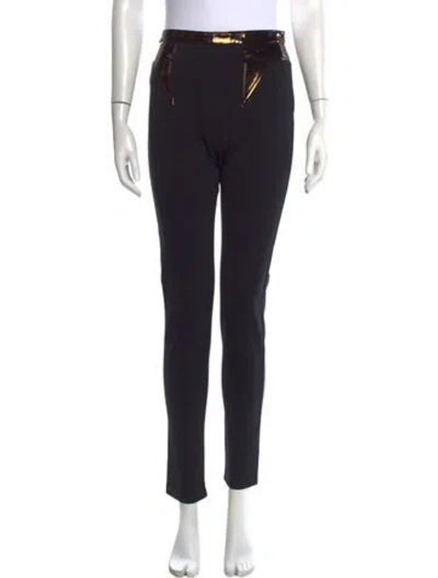 Pre-owned Givenchy Skinny Leg Pants In Black