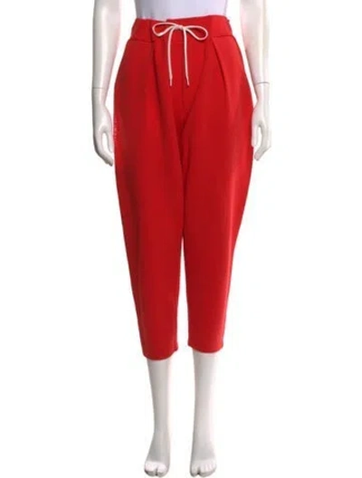Pre-owned Givenchy Skinny Leg Pants In Red