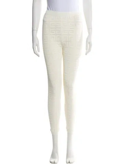 Pre-owned Givenchy Skinny Leg Pants In White