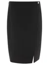 Givenchy Wool Skirt With 4g Detail Skirts Black In Black