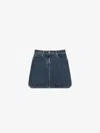 Givenchy Denim Skirt With Back And Front Pockets