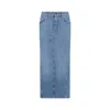 Givenchy Cotton Midi Skirt Women In Blue