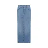 Givenchy Cotton Midi Skirt Women In Blue