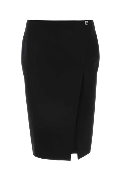 Givenchy Wool Skirt In Black