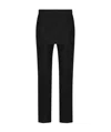 Givenchy Skirt-detail Slit Trousers In Black