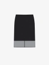 Givenchy Skirt In Organza With Crystals In Black