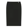 Givenchy Skirt In Wool With 4g Detail In Black